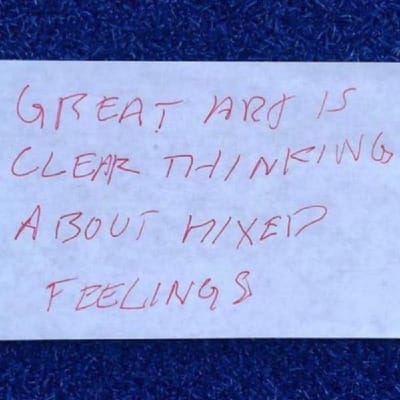 The Year of Not Flinching